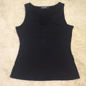 Black tank top